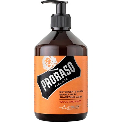 Proraso čistiaci šampón na bradu Wood & Spice 500 ml