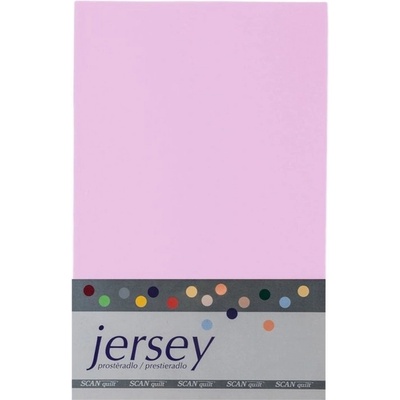 Scanquilt plachta jersey ružová 90x200