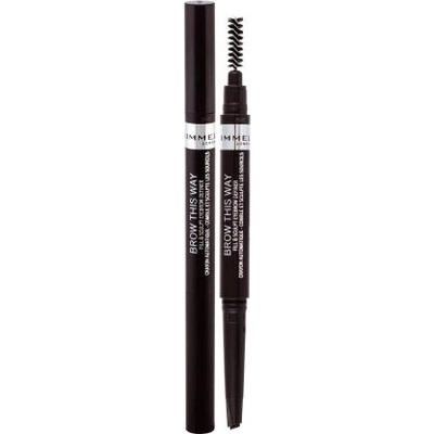 Brow This Way Fill & Sculpt прецизен молив за вежди с четка 0.25 g нюанс 003 Dark Brown