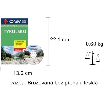 Tyrolsko Velký turistický atlas + CD-ROM