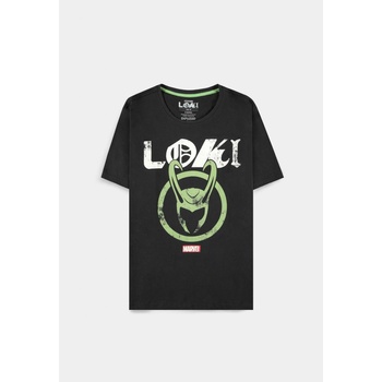 Marvel Loki Logo Badge Men's Short Sleeved T-Shirt black