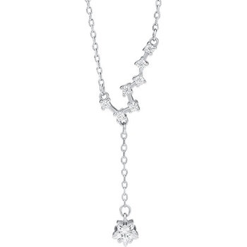 Silenti Jewelry Сребърно колие "Падаща Звезда