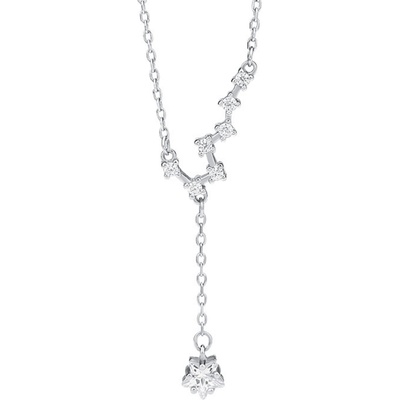 Silenti Jewelry Сребърно колие "Падаща Звезда