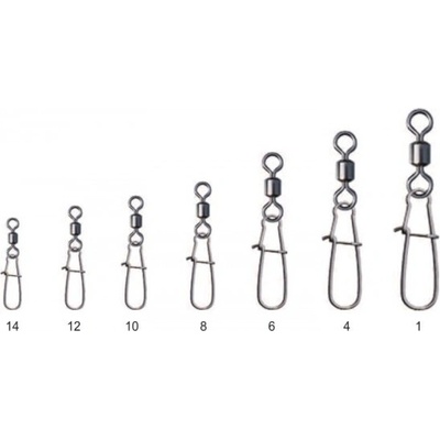 Mistrall Karabínka Fastlock veľ.4 10 ks
