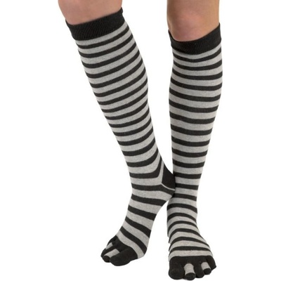 ToeToe KNEE-High prstové podkolenky Černá / Šedá – Hledejceny.cz