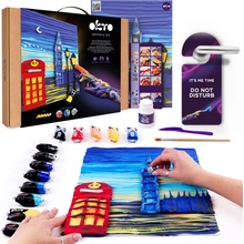 OKTO výtvarný set maľovania hmotou London city 30 x 40 cm