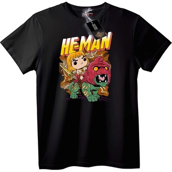NOONEBRAND Тениска He-Man с Бойната котка - XL, White