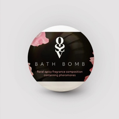 Obsessive Bath Bomb Floral Spicy šumivá guľa do kúpeľa s feromónmi 100 g