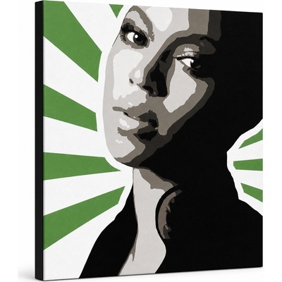 Ručne maľovaný POP Art obraz BEYONCÉ - 50x50 cm