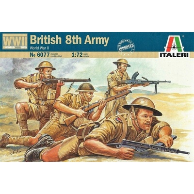 Corfix Model Kit 6077 WWII BRITISH 8th ARMY 1:72