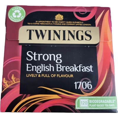 Twinings Čaj Strong English Breakfast 120 vrecúšok