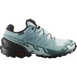 Salomon Дамски маратонки Salomon Women's Speedcross 6 Gore-Tex Trail running shoes - Ballad Blue / Black / Tourmaline - размер 38 (EU) (123-0974-1414)