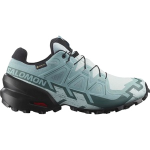 Salomon Дамски маратонки Salomon Women's Speedcross 6 Gore-Tex Trail running shoes - Ballad Blue / Black / Tourmaline - размер 38 (EU) (123-0974-1414)
