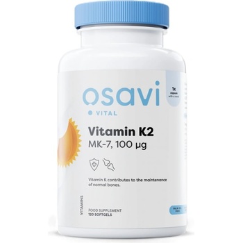 Image 1 of Osavi Vitamin K2 MK-7 100 mcg [120 Гел капсули]