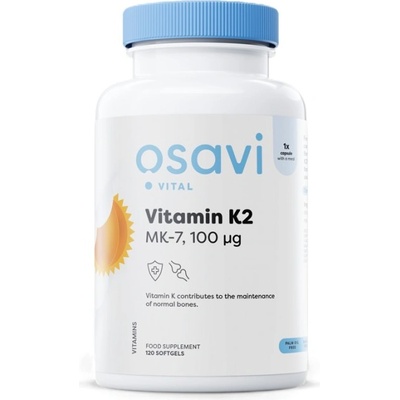 Osavi Vitamin K2 MK-7 100 mcg [120 Гел капсули]