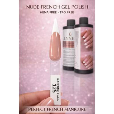 125 LNS Nude French Gellac 250ML – Perfektný French základ