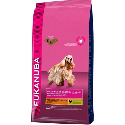 Eukanuba Adult Light Small & Medium Breed 15 kg
