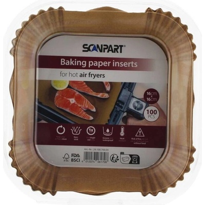 ScanPart papier na pečenie 16x16cm 100ks SCA2910070004