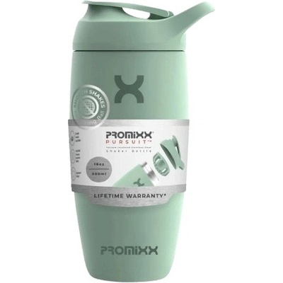 PROMiXX Pursuit Insulated Stainless Steel šejkr 550 ml - seagrass green