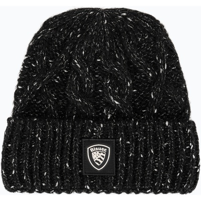 Blauer Zimná čiapka USA Fruit lurex black