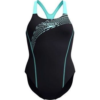 Speedo Бански костюм Speedo Women's Logo One Piece Swimsuit - Artic Glass