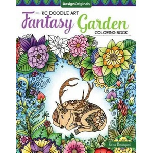 KC Doodle Art Fantasy Garden Coloring Book | Krisa Bousquet (ISBN: 9781497202122)