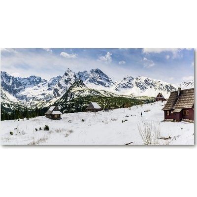 Foto obraz sklo tvrzené Západné Tatry 100x50 cm