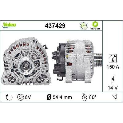Alternátor VALEO 437429