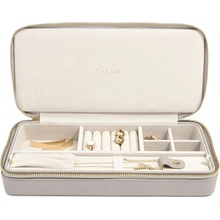 Stackers cestovní šperkovnice Taupe Sleek Necklace Travel šedobéžová