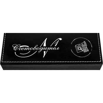 Луксозен комплект - Счетоводител, химикал със стилус и usb в кутия (К100128-2)