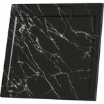 Inter Ceramic Квадратно композитно душ корито Inter Ceramic 90x90 см, матово черно мраморно покритие (9090MB-2)