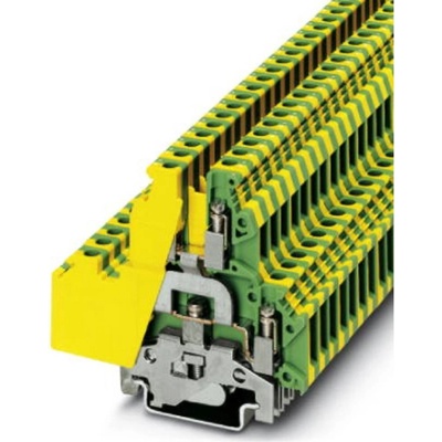 Phoenix Contact UKKB 5-PE 3007123 trojitá svorka ochranného vodiče Pólů: 4 0.2 mm² 4 mm² zelená, žlutá 50 ks