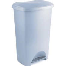 Addis Sivý pedálový z recyklovaného plastu Eco Range, 50 l