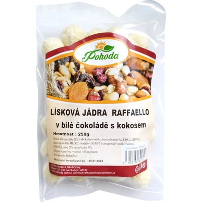 Velkoobchod Pohoda Lísková jádra Raffaello 250 g