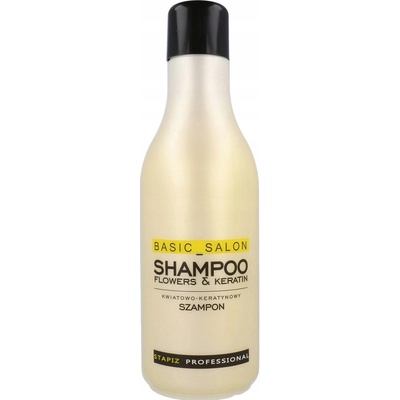 Stapiz Basic Salon Flowers & Keratin Shampoo Šampón na kvety a keratín 1000 ml