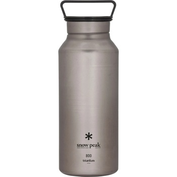 Snow Peak Бутилка за вода Snow peak Titanium Aurora Bottle Water bottle - Silver - размер 800 ml (533-1845-0411)