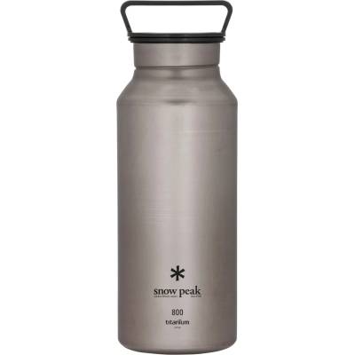 Snow Peak Бутилка за вода Snow peak Titanium Aurora Bottle Water bottle - Silver - размер 800 ml (533-1845-0411)