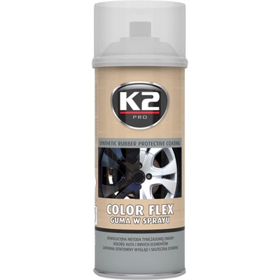 K2 COLOR FLEX syntetický kaučuk číry 400ml