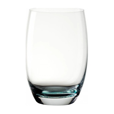 Optima Glas Lunasol Sklenice tumbler s tyrkysovým spirálovým dnem 6 x 460 ml