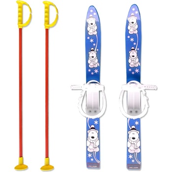 MASTER Детски ски + щеки master, 70 см, сини