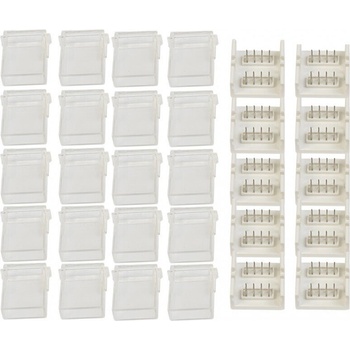 Lightex Прав конектор 4PIN за водоустойчива LED лента RGB 6A 10mm (521AL0001390)