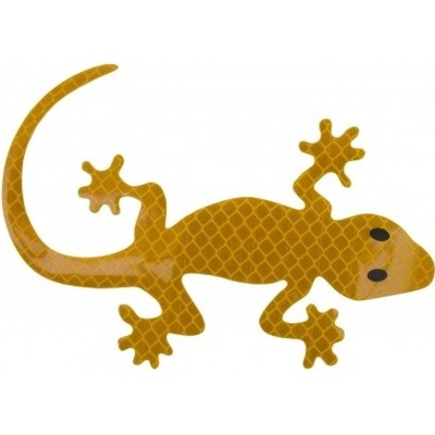 Compass Dekor samolepící GECKO žlutý, 34328