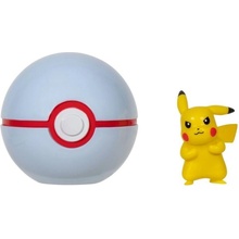 Orbico Pokémon Poké Ball Clip 'n' Go PIKACHU + PREMIER BALL