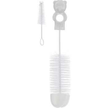 Canpol babies kefa na čistenie fliaš s hubkou zelená/modrá