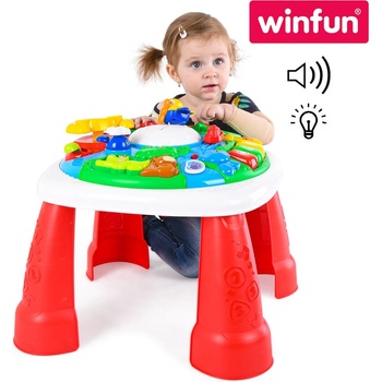 Winfun stoleček česky mluvící na baterie se světlem a zvukem