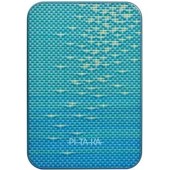 PITAKA Преносима арамидна външна батерия с USB-C порт и безжично зареждане с MagSafe - Pitaka Qi2 Aramid Fiber Magnetic Power Bank 10000 mAh 15W Lucid Blue (PBQ2505)