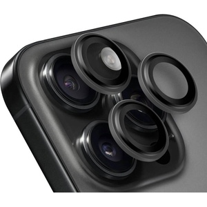 OBAL:ME Предпазни стъклени лещи за камерата на iPhone 16 Pro, iPhone 16 Pro Max - OBALME Tempered Glass Camera Lens Protector (черен) (57983125799)