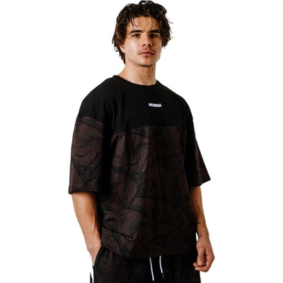 Nebbia Oversized Tee POWER 898 Dark Brown Camo