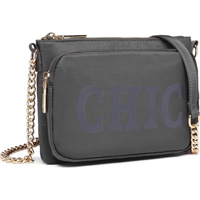 Miss Lulu Lulu Bags dámska kabelka crossbody CHIC sivá