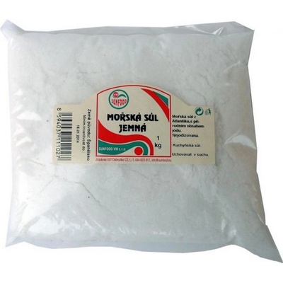 Sunfood Morská Soľ jemná 1 kg